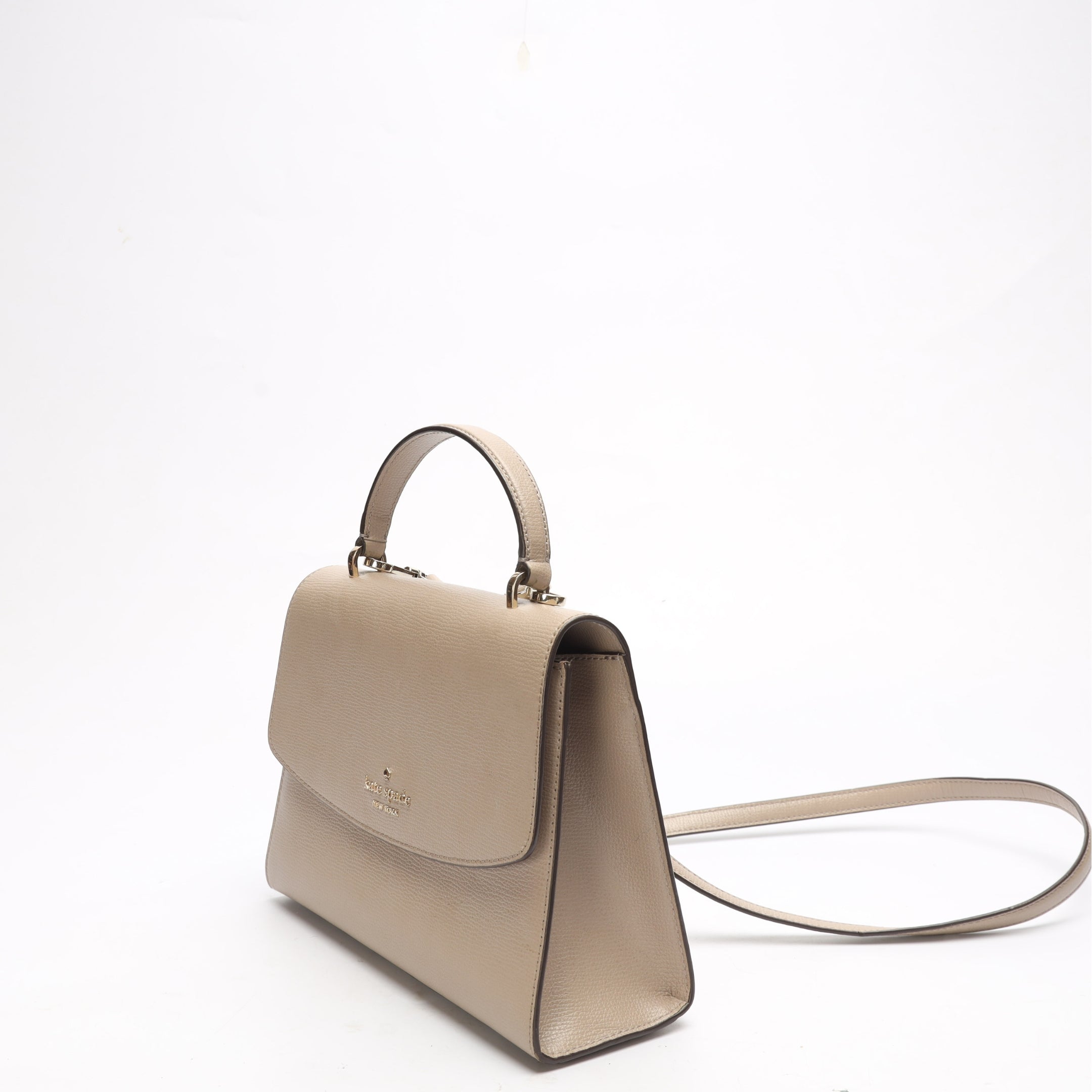 Kate Spade Beige Darcy Top Handle Satchel