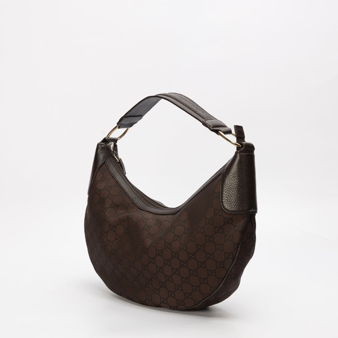 Gucci Guccissima Brown Hobo Bag