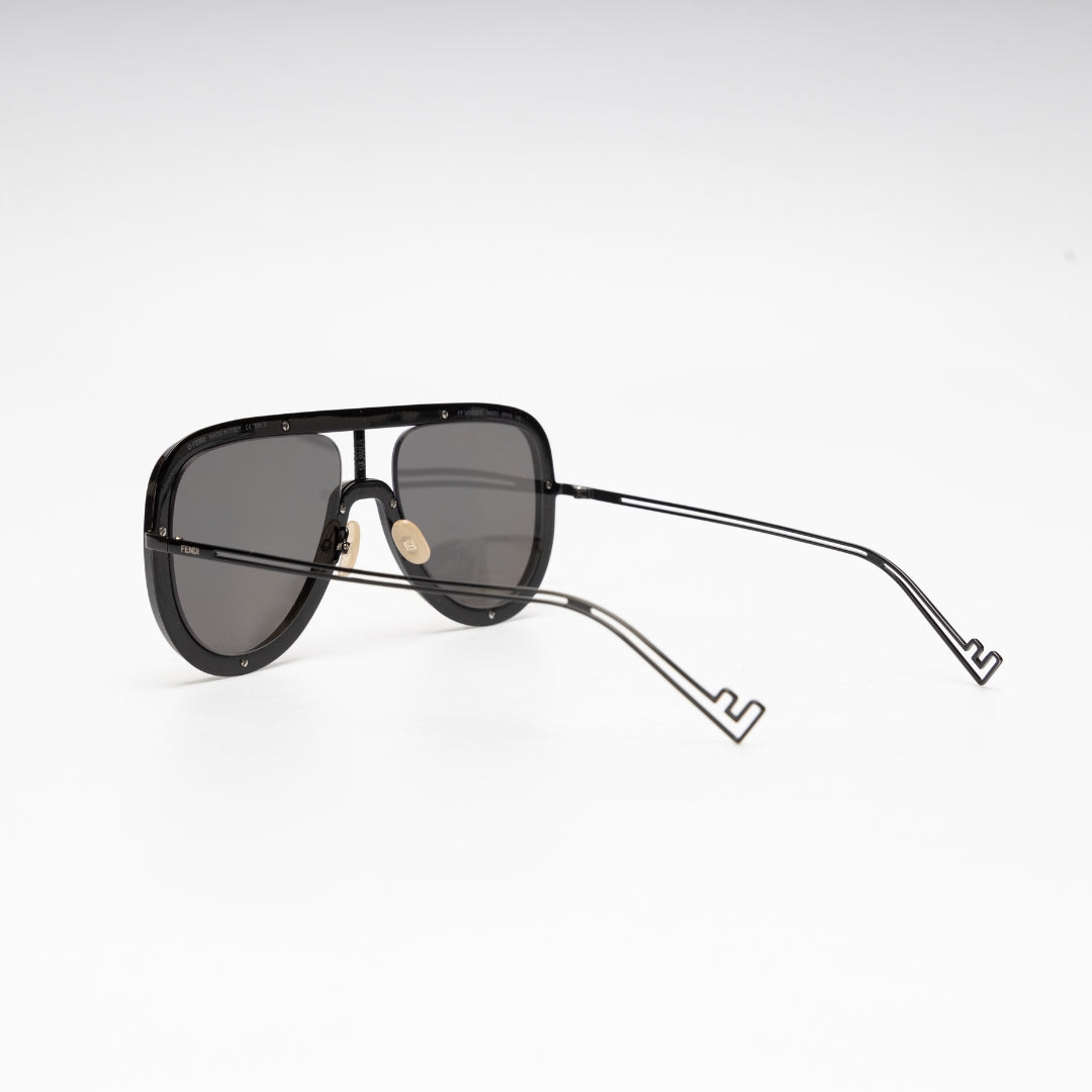 Fendi Tinted Lens Aviator Sunglasses