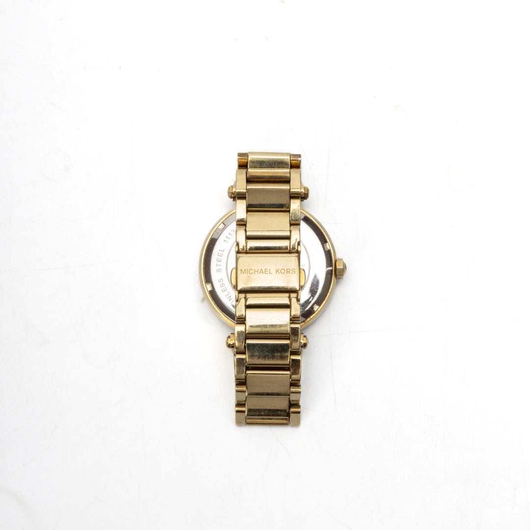 Michael Kors Parker Women Gold Analogue Watch