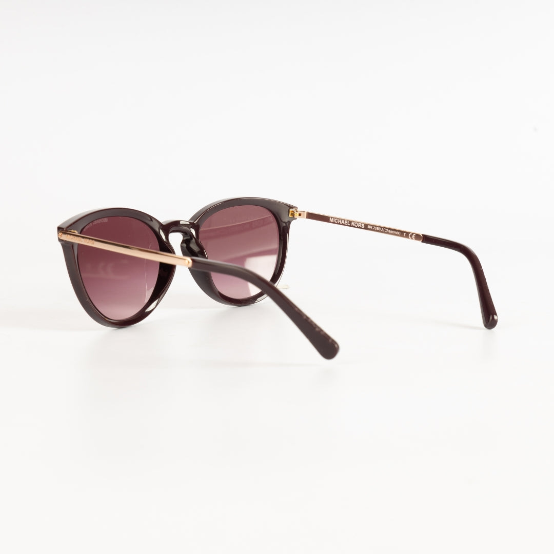 Michael Kors Cordovan Gradient Round Sunglasses