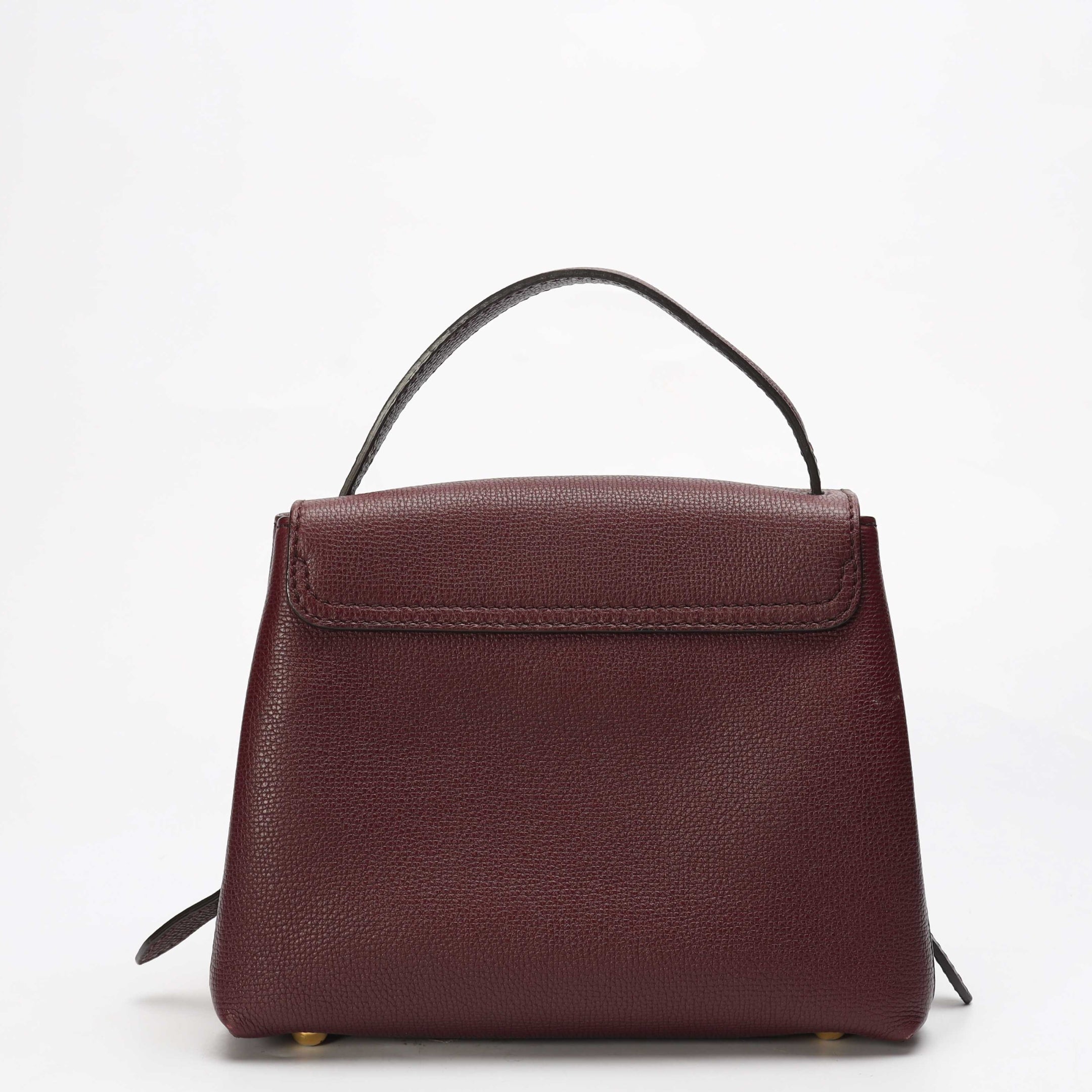 Burberry Burgundy Camberley Convertible Satchel