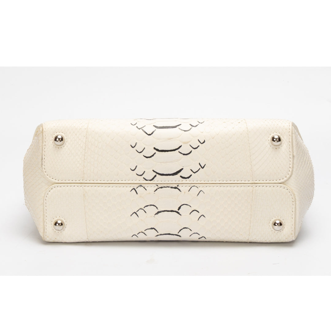 Christian Dior Python Open Bar Satchel