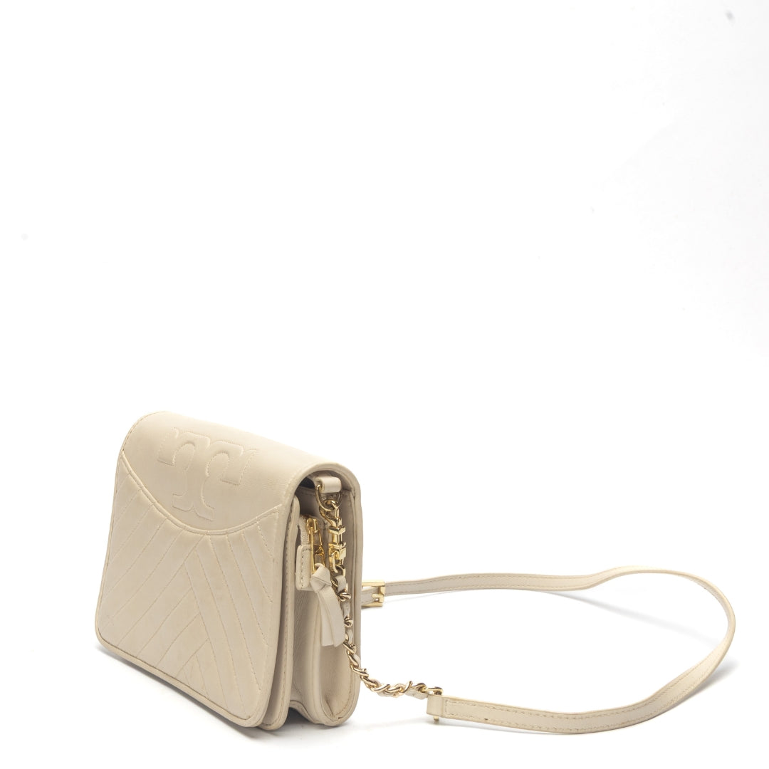 Tory Burch Off-White Alexa Shoulder Bag