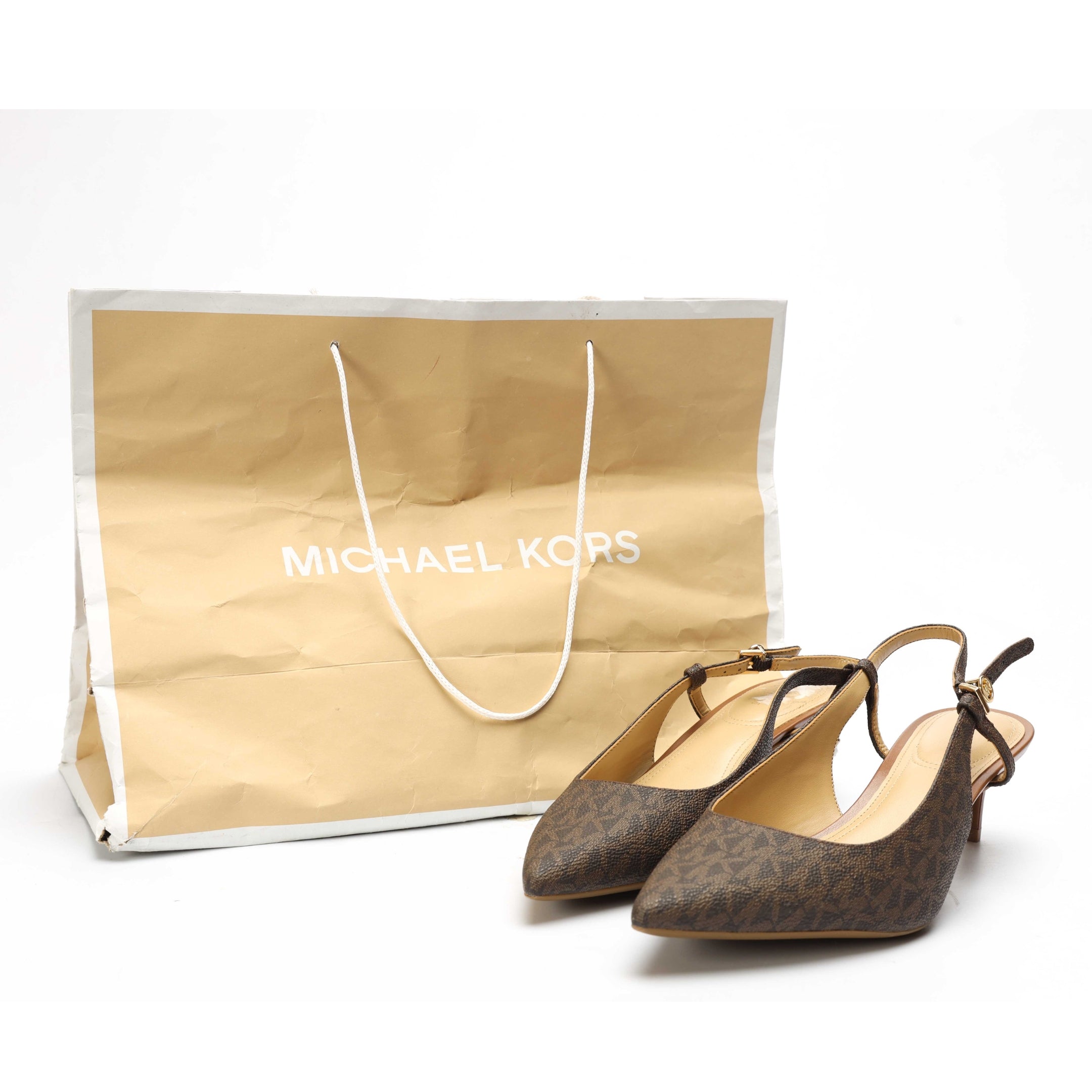 Michael Kors Amali Signature Logo Pumps
