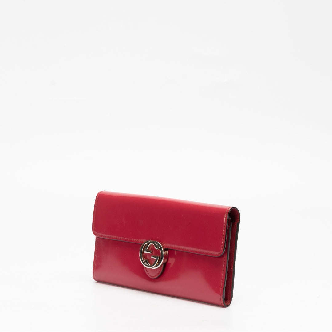 Gucci Interlocking G Flap Wallet