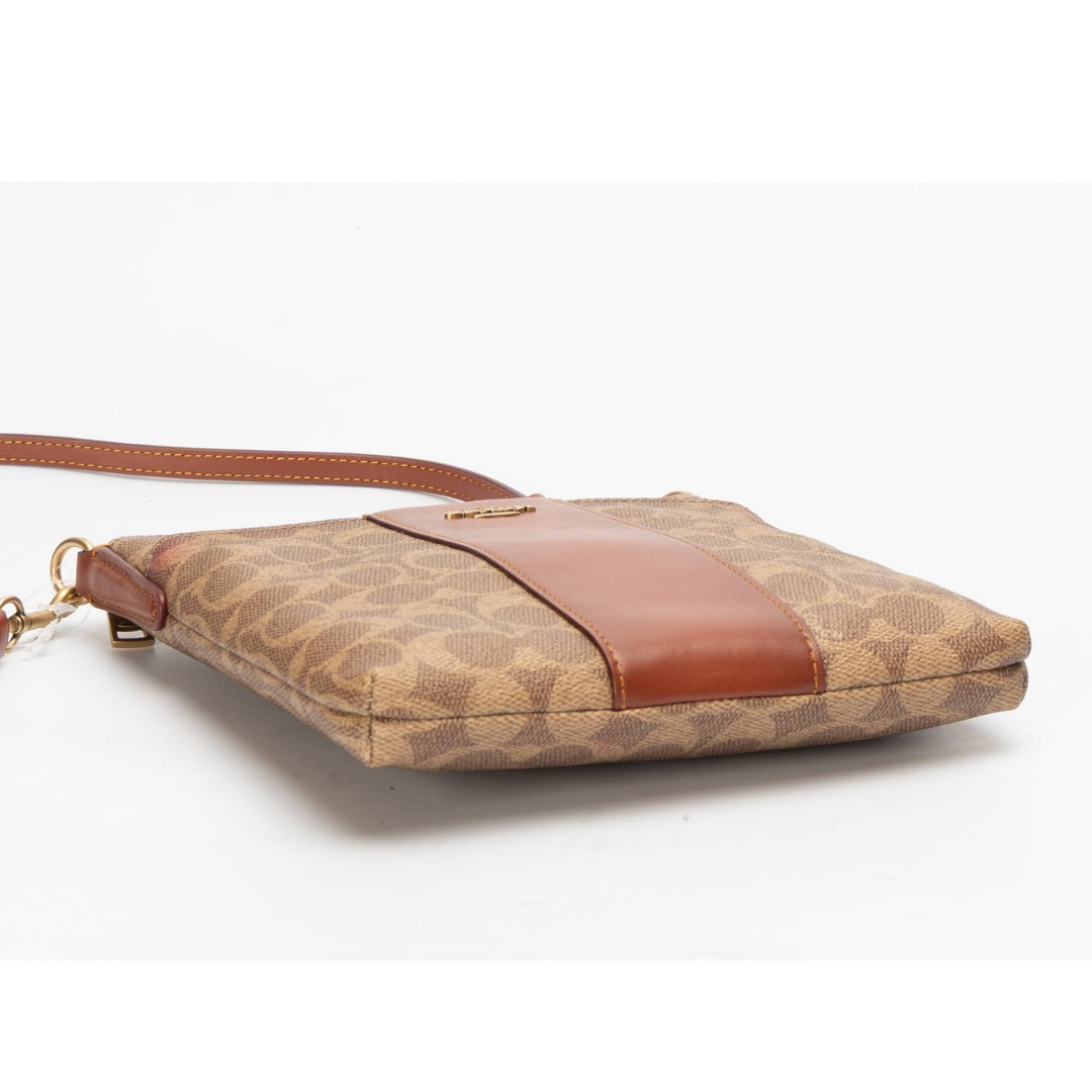 Coach Kitt Signature Jacquard Messenger Crossbody Bag