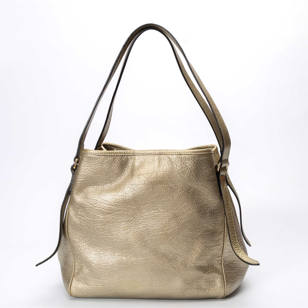 Burberry Canterbury Metallic Grained Tote
