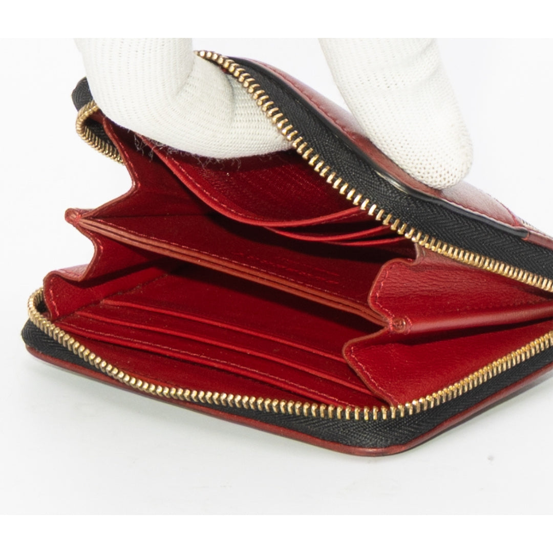 Burberry Haymarket Check Zip Around Wallet