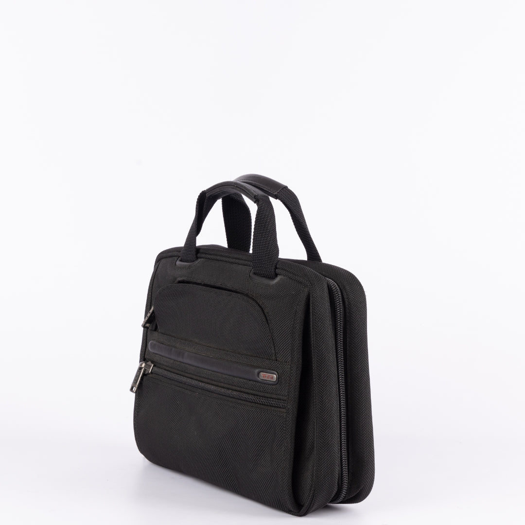 Tumi Black Nylon Brief Bag