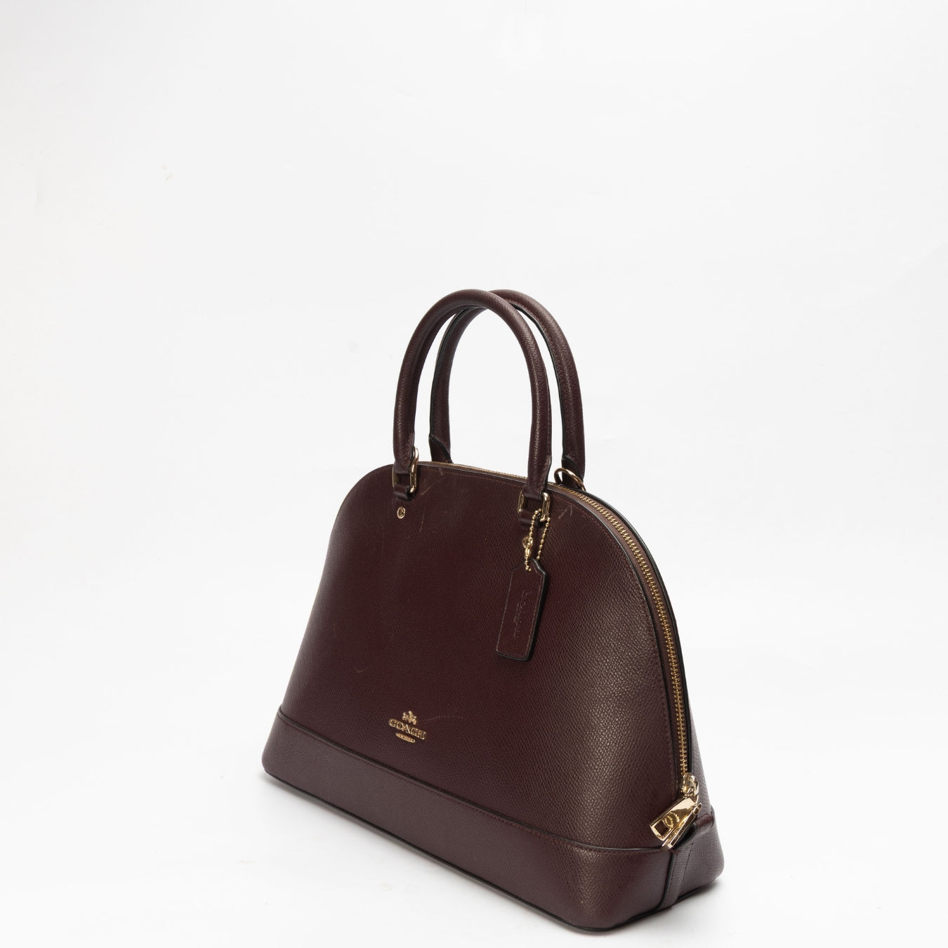 Coach Plum Sierra Convertible Satchel