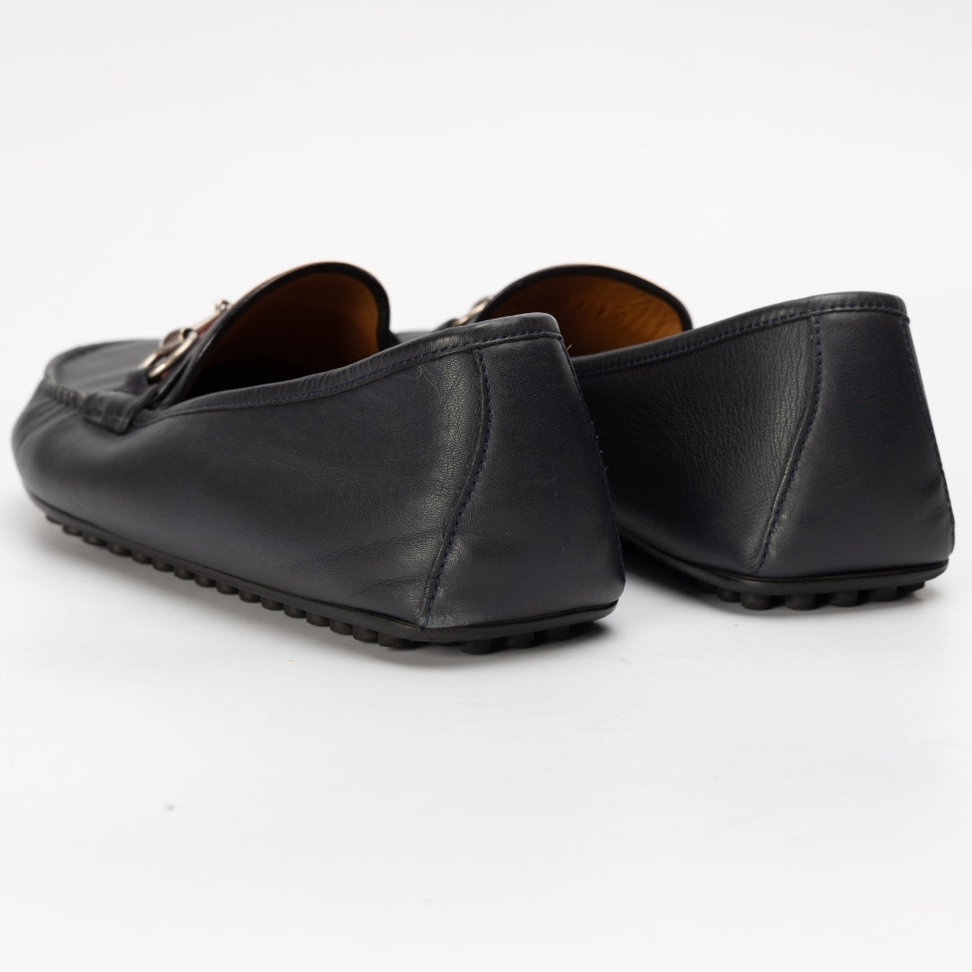 Gucci Web Detailing Horsebit Loafers