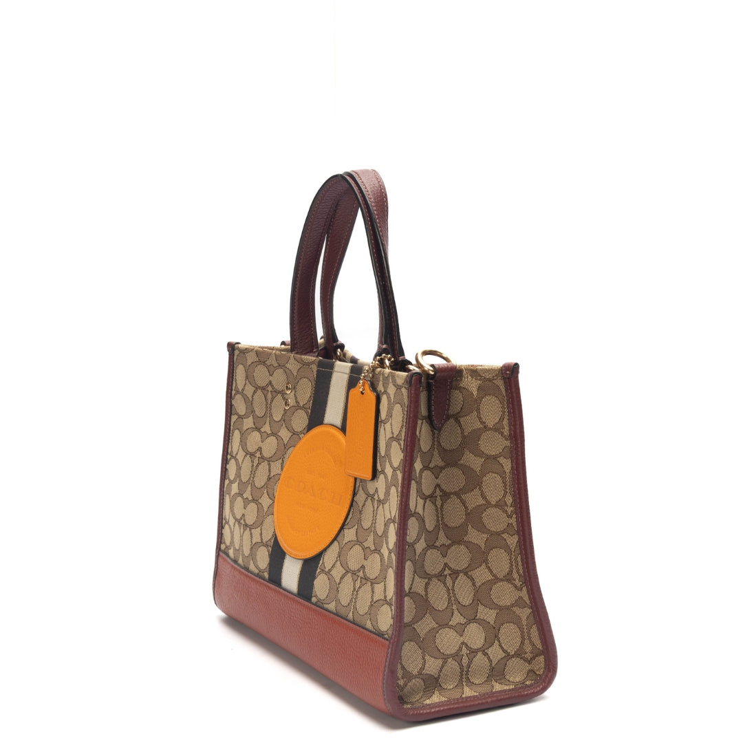 Coach Dempsey Carryall Bag In Signature Jacquard