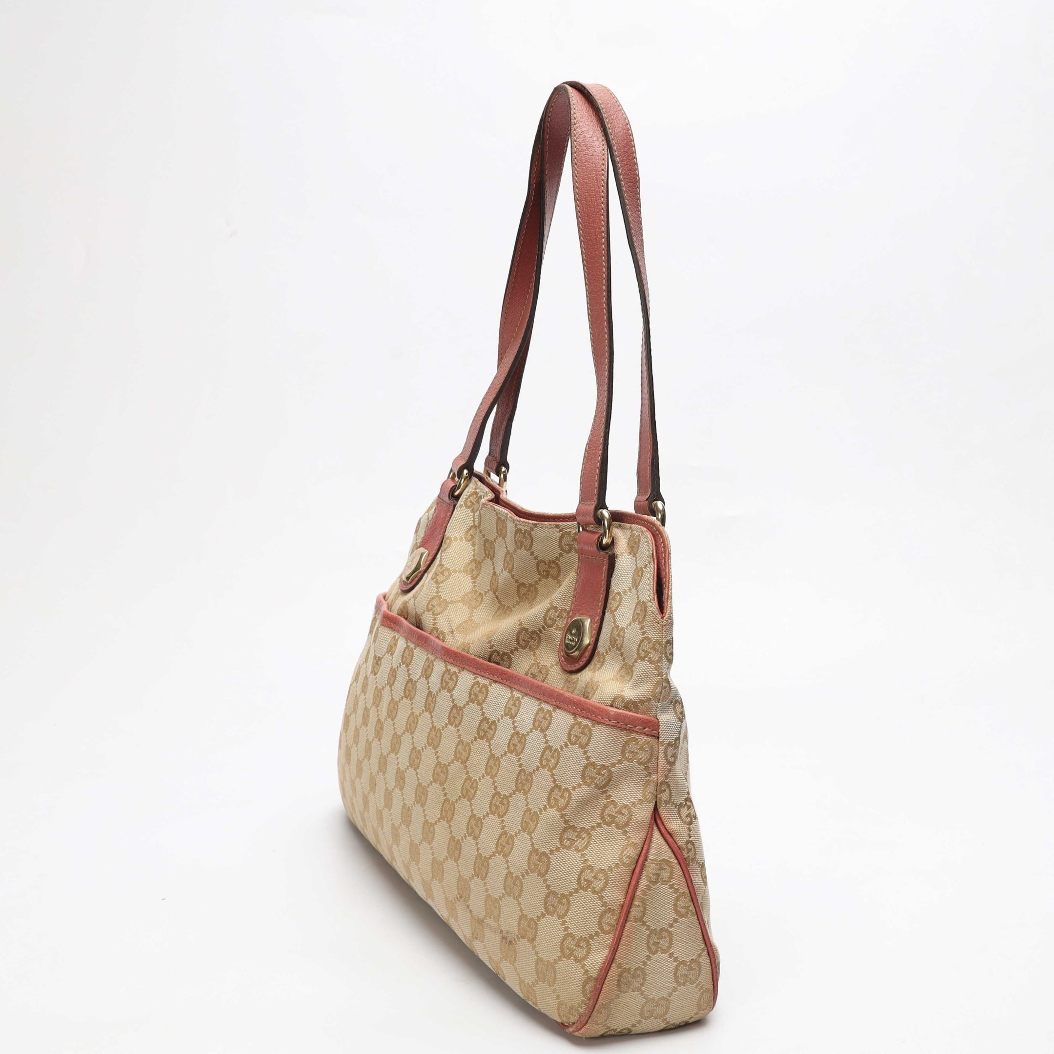 Gucci GG Jacquard Canvas Shoulder Tote