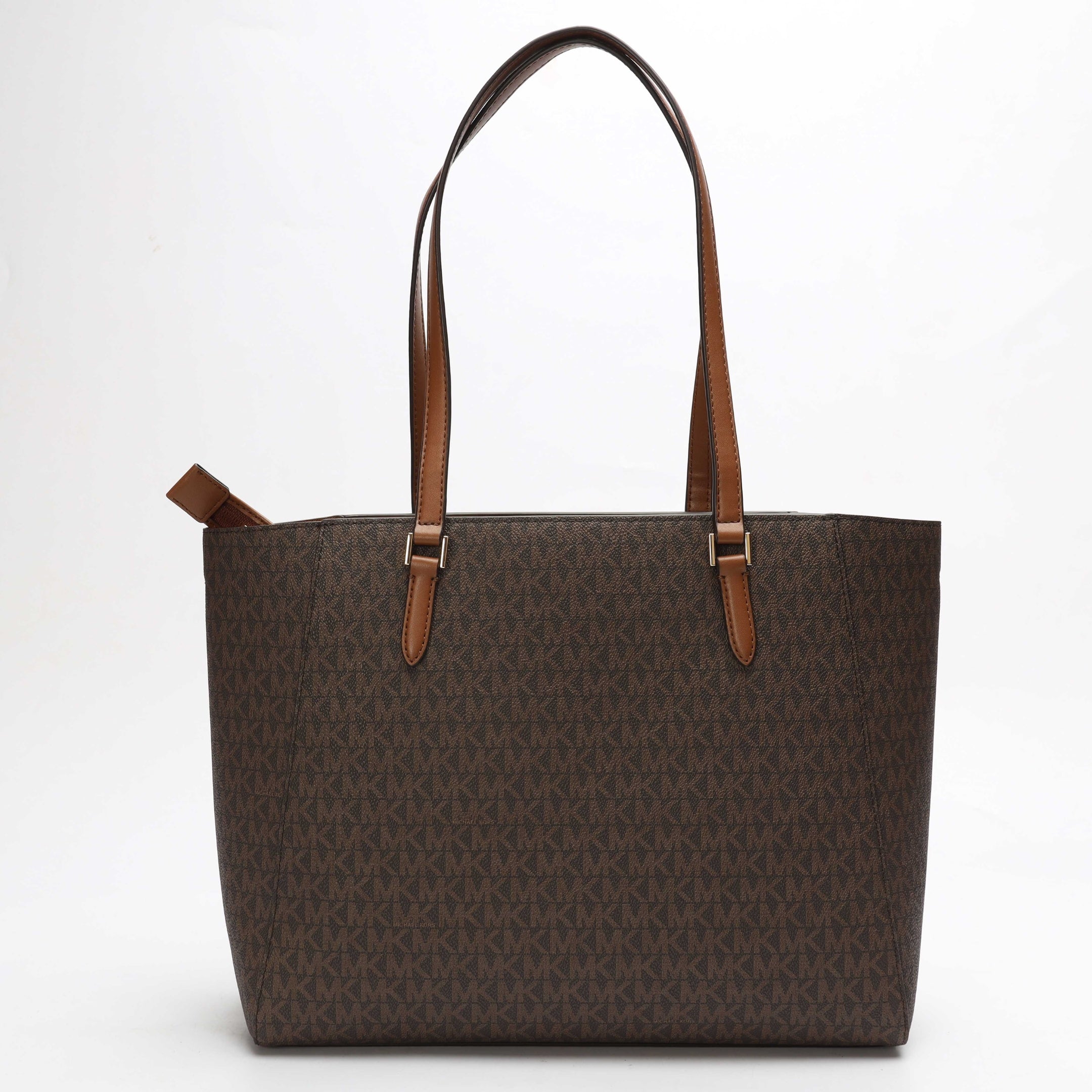 Michael Kors Charlotte Brown Signature Logo Tote