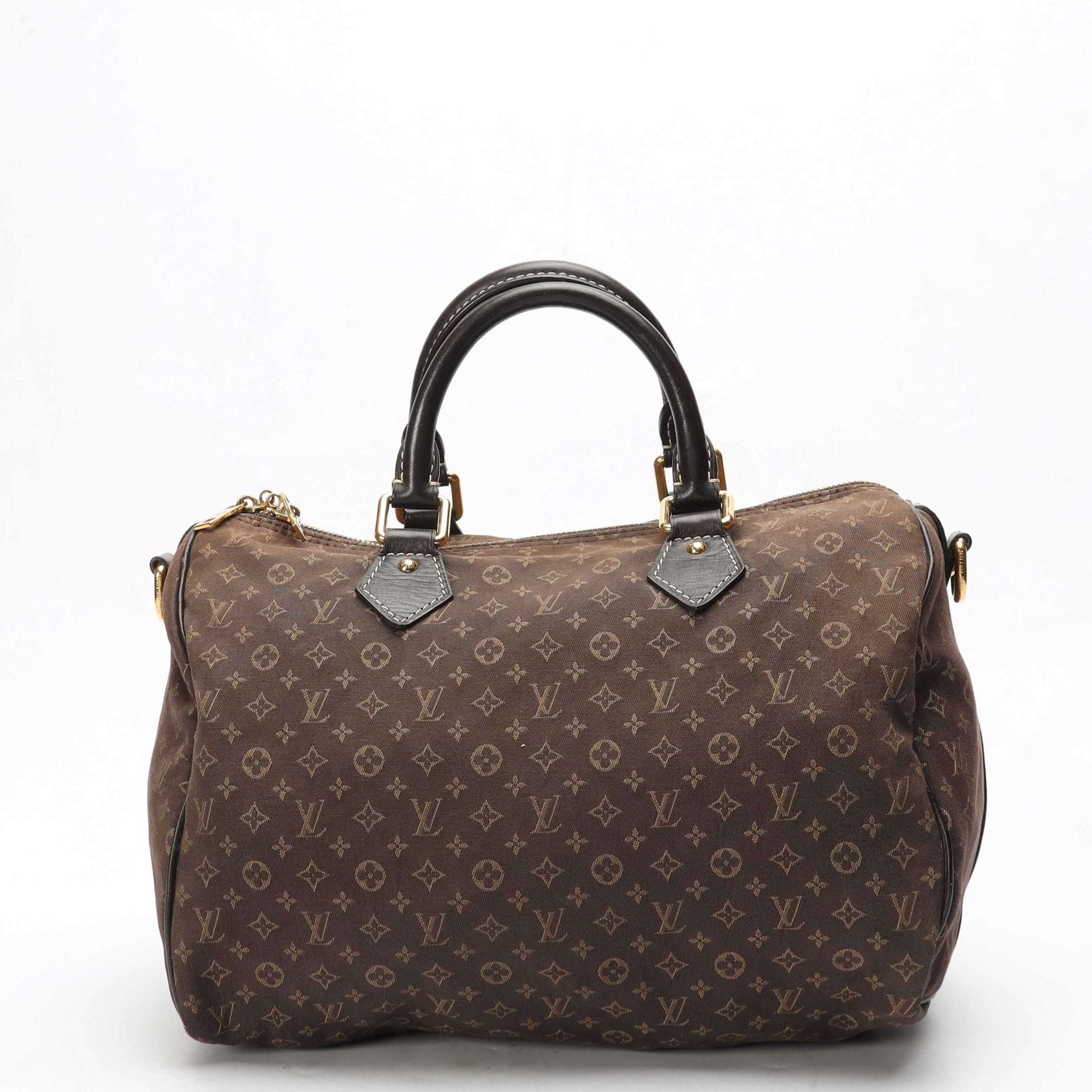 Louis Vuitton Ebene Canvas Lin Speedy 30 Bag