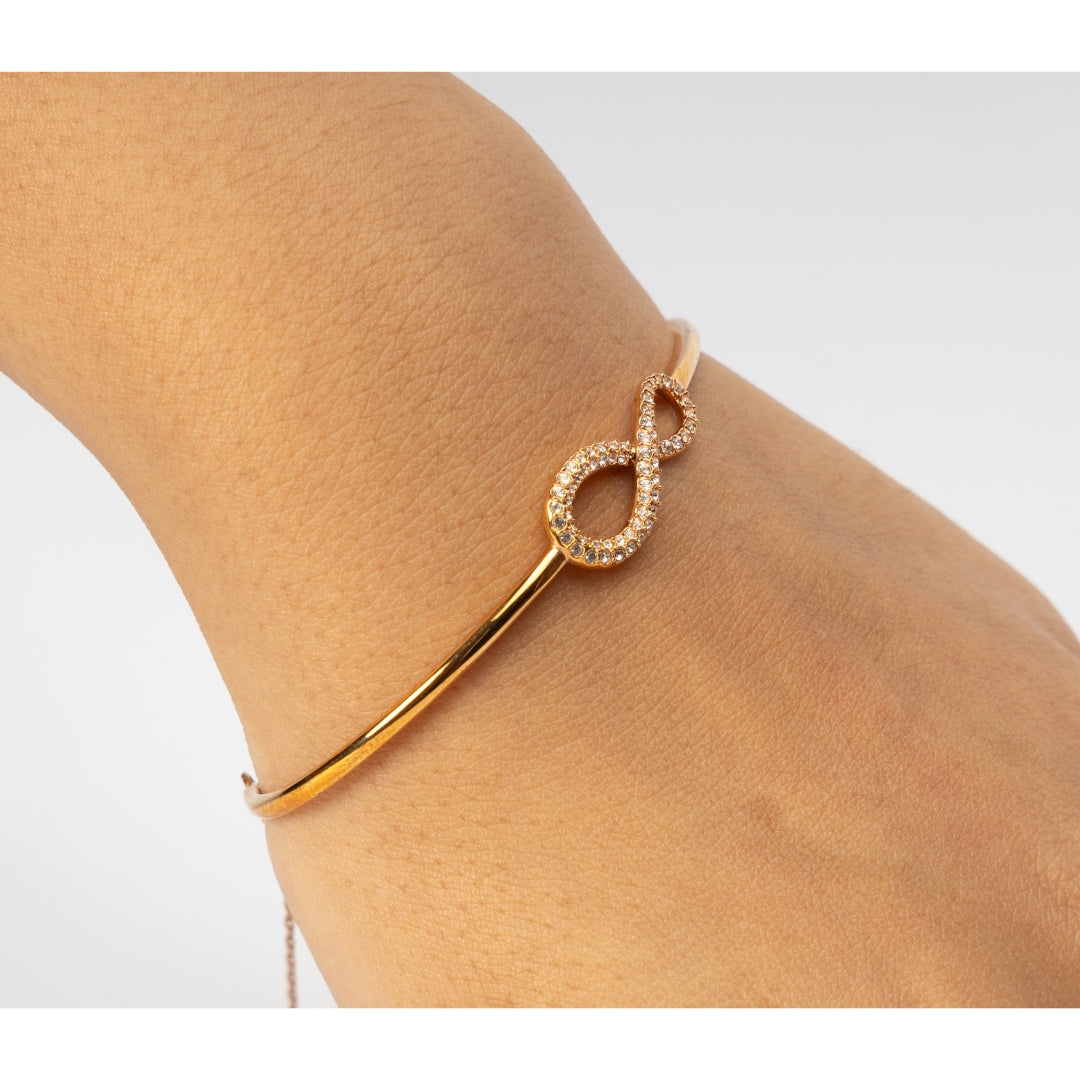 Swarovski Crystal Infinite Symbol Bracelet
