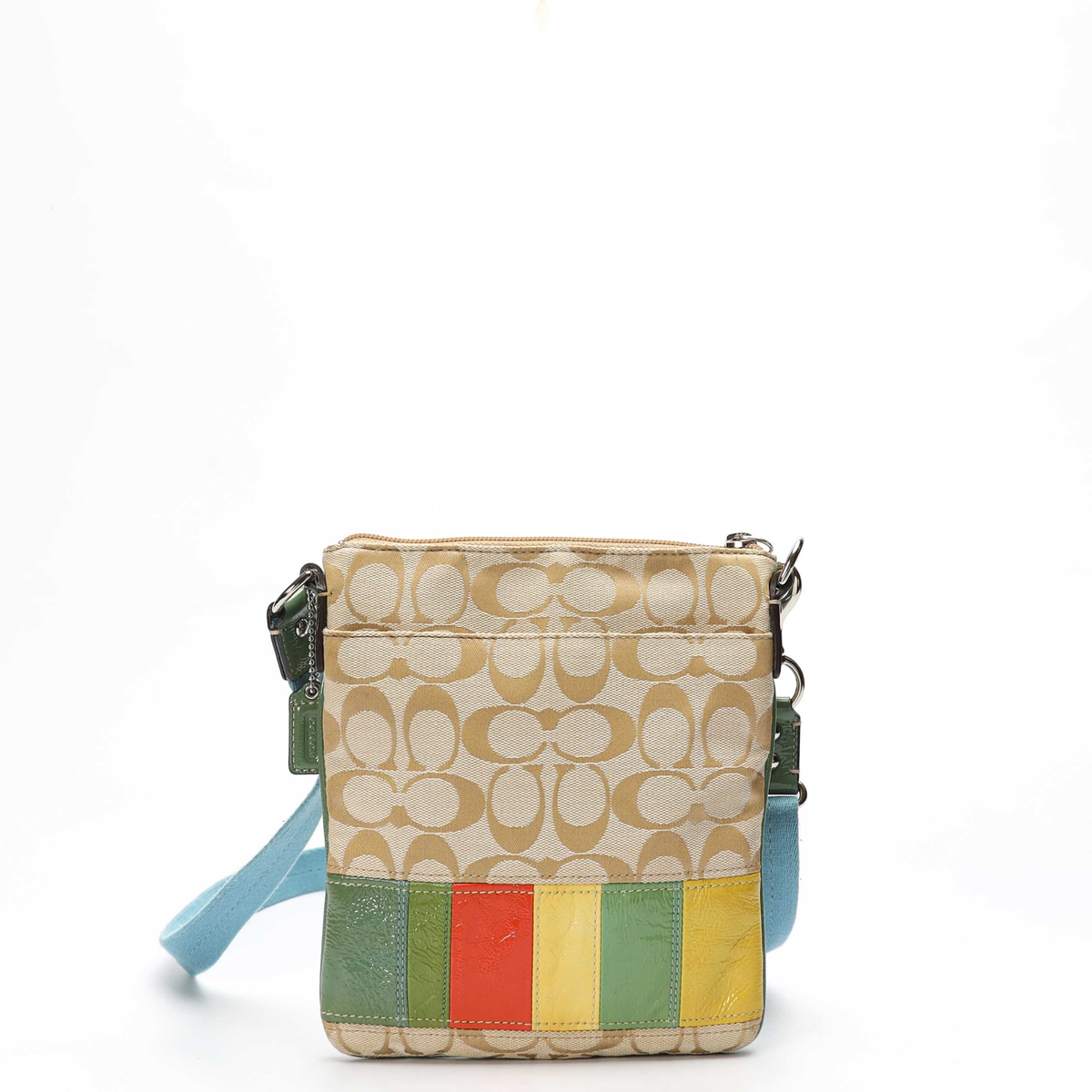 Coach Multicolor Signature Messenger Bag