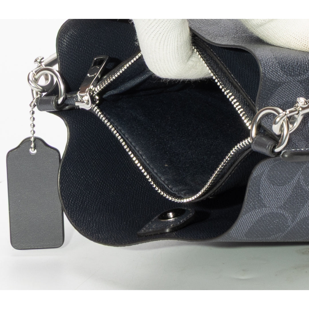 Coach Signature Coated Canvas Small Town Bucket Bag