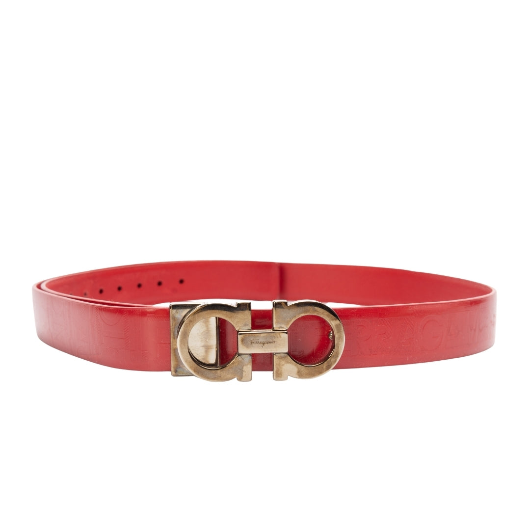 Salvatore Ferragamo Reversible & Adjustable Gancini Belt