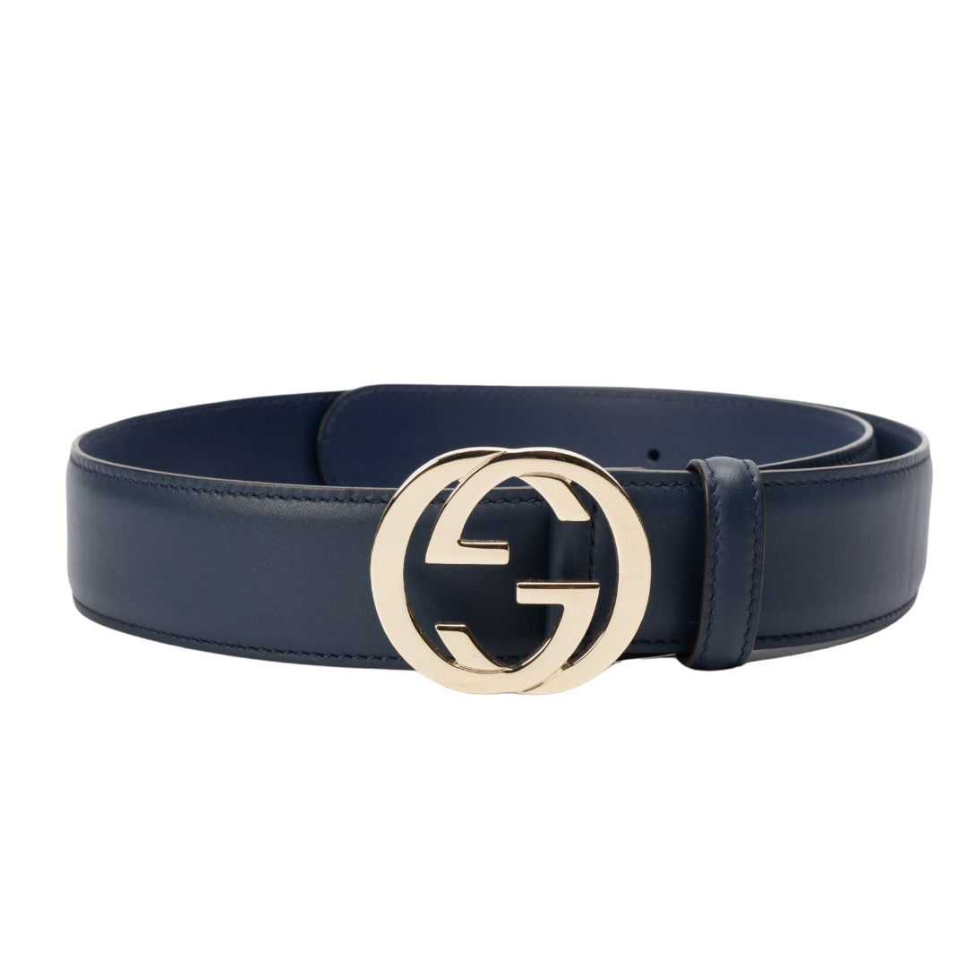 Gucci GG Interlocking Buckle Belt