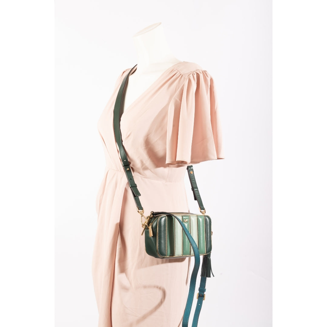 Michael Kors Racing Green Multi Small Cross Body Bag