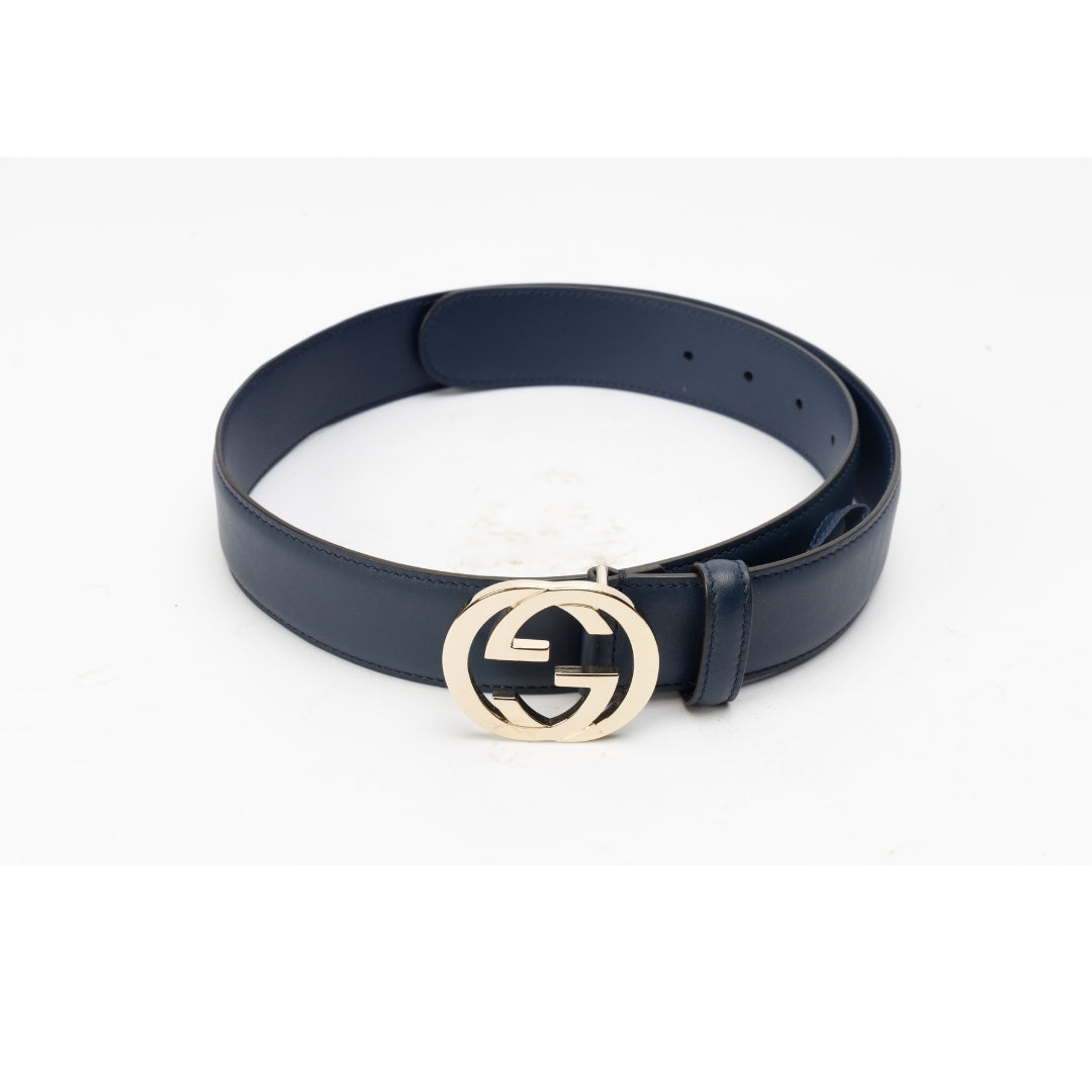 Gucci GG Interlocking Buckle Belt