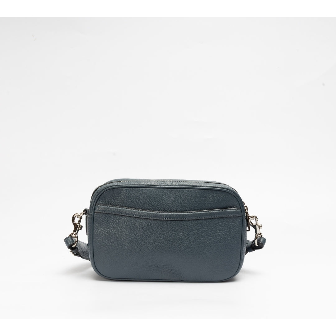 Coach Gunmetal Medium Logo Cross Body