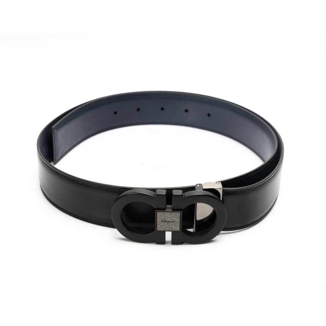 Ferragamo Gancini Logo Reversible Waist Belt