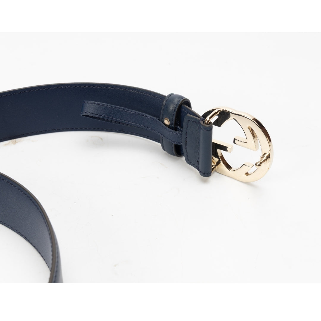 Gucci GG Interlocking Buckle Belt