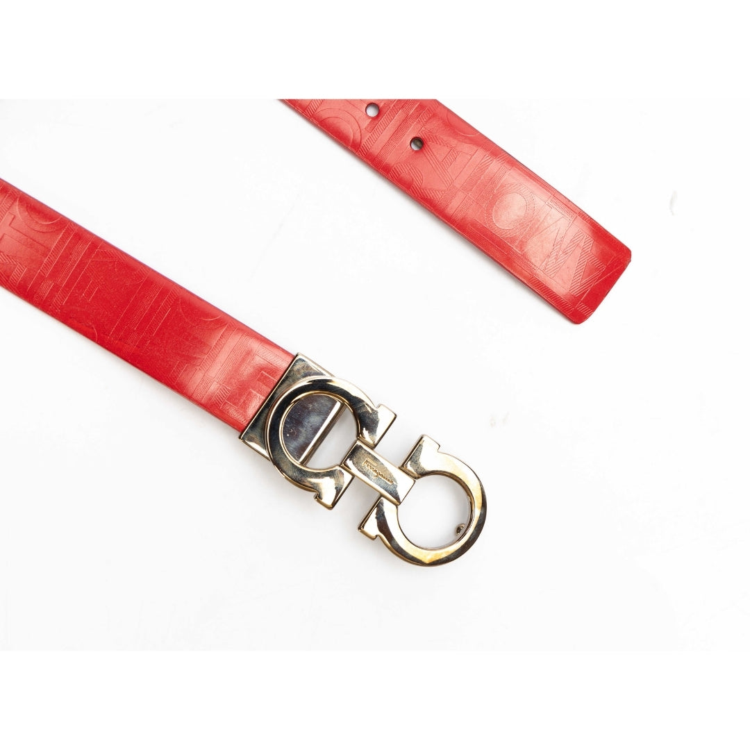 Salvatore Ferragamo Reversible & Adjustable Gancini Belt