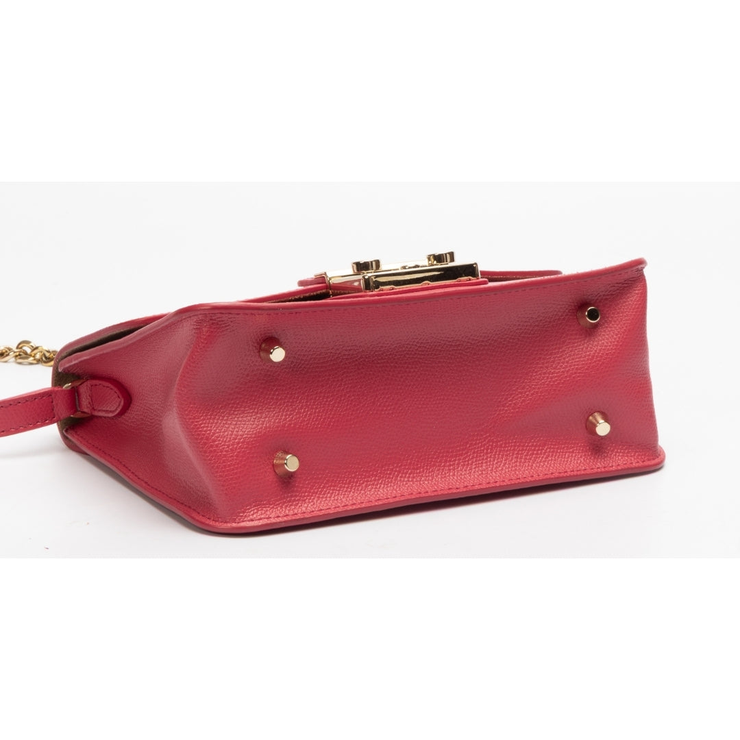 Furla Metropolis Pinky Fluo Mini Crossbody Bag