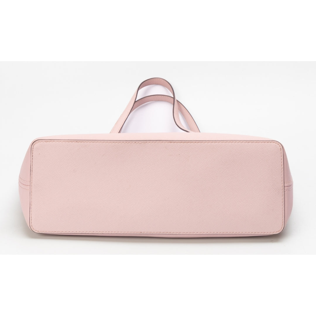 Michael Kors Pink Leather Jet Set Tote Bag
