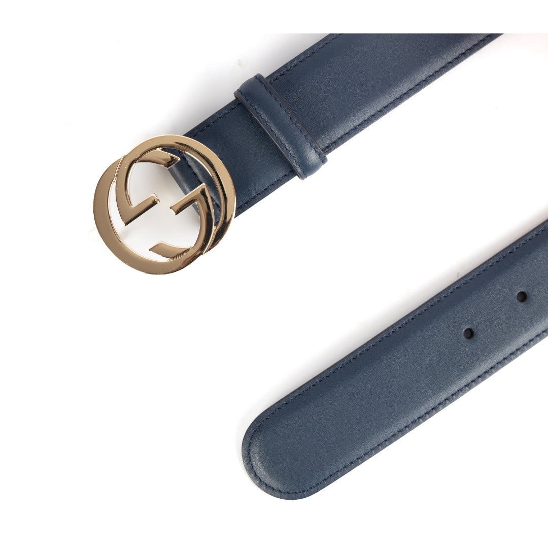 Gucci GG Interlocking Buckle Belt