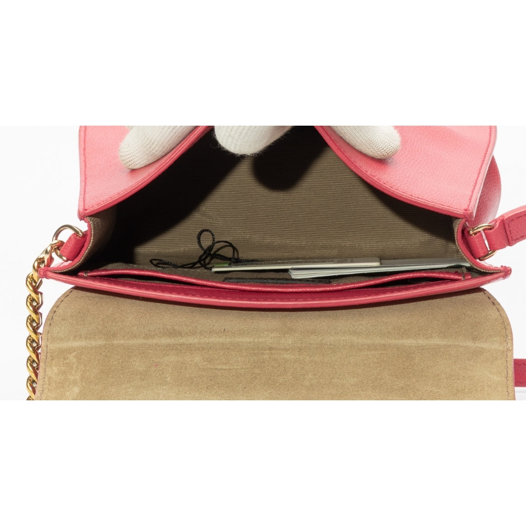 Furla Metropolis Pinky Fluo Mini Crossbody Bag