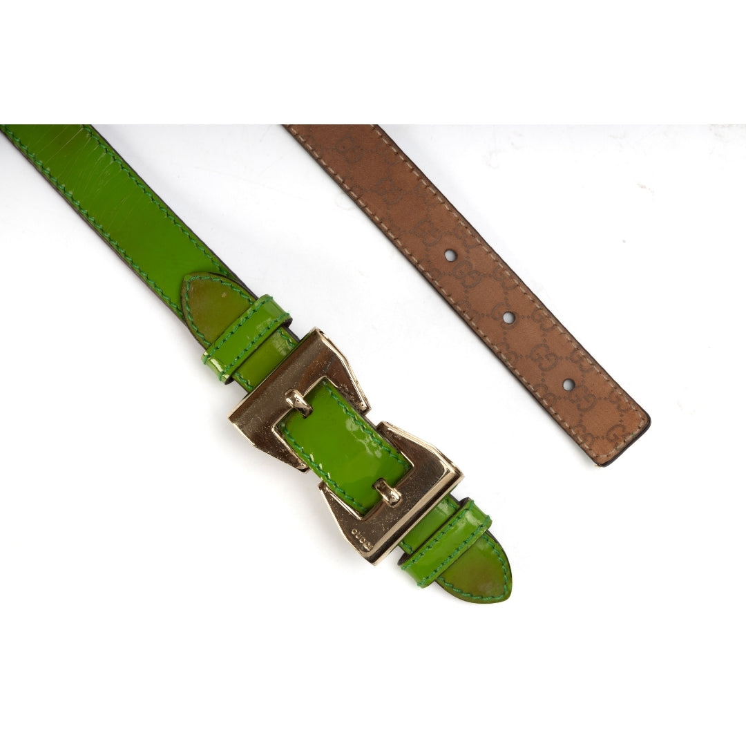 Gucci Leather Queen Waist Belt