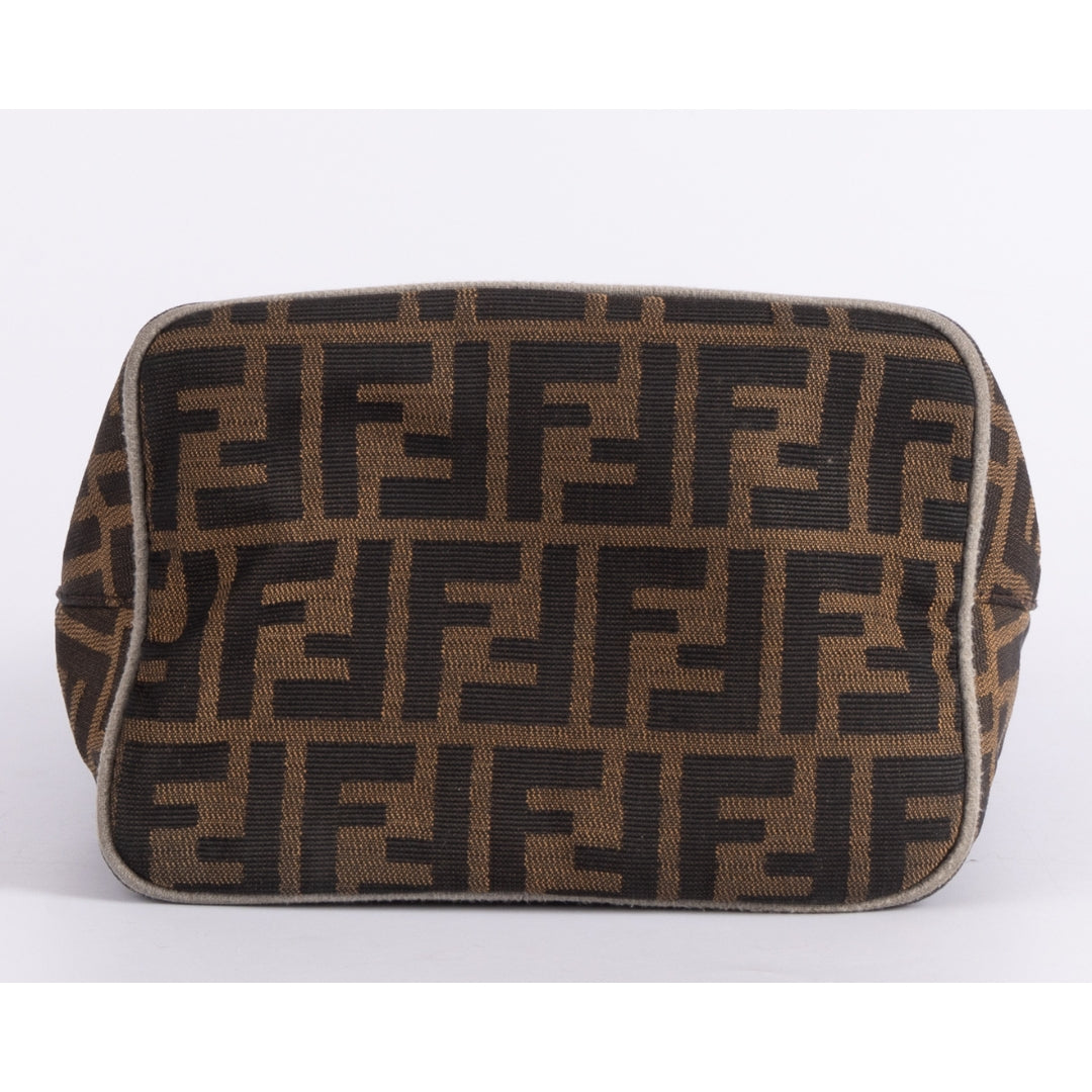 Fendi Zucca Canvas Shoulder Bag