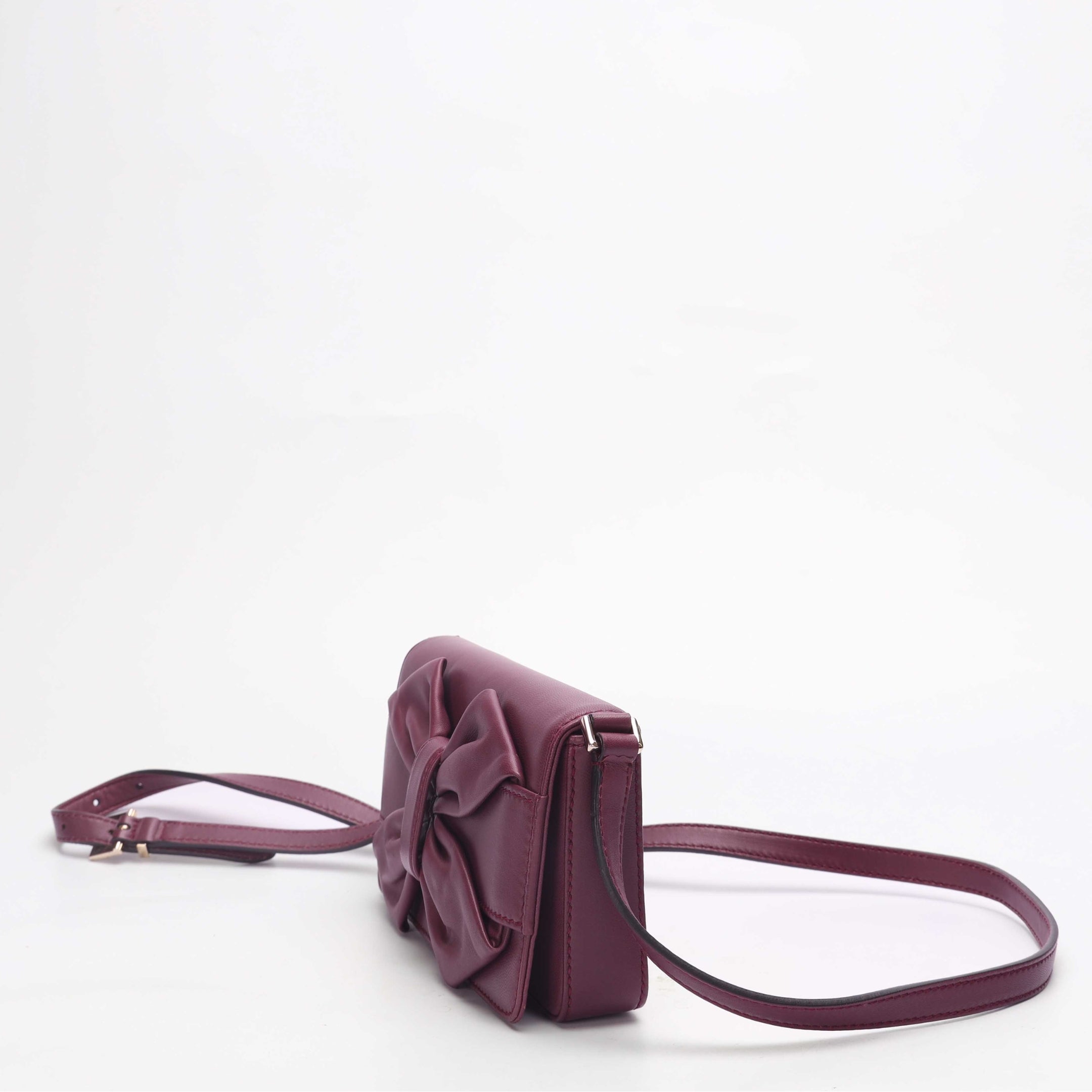 Valentino Purple Bow Crossbody Bag