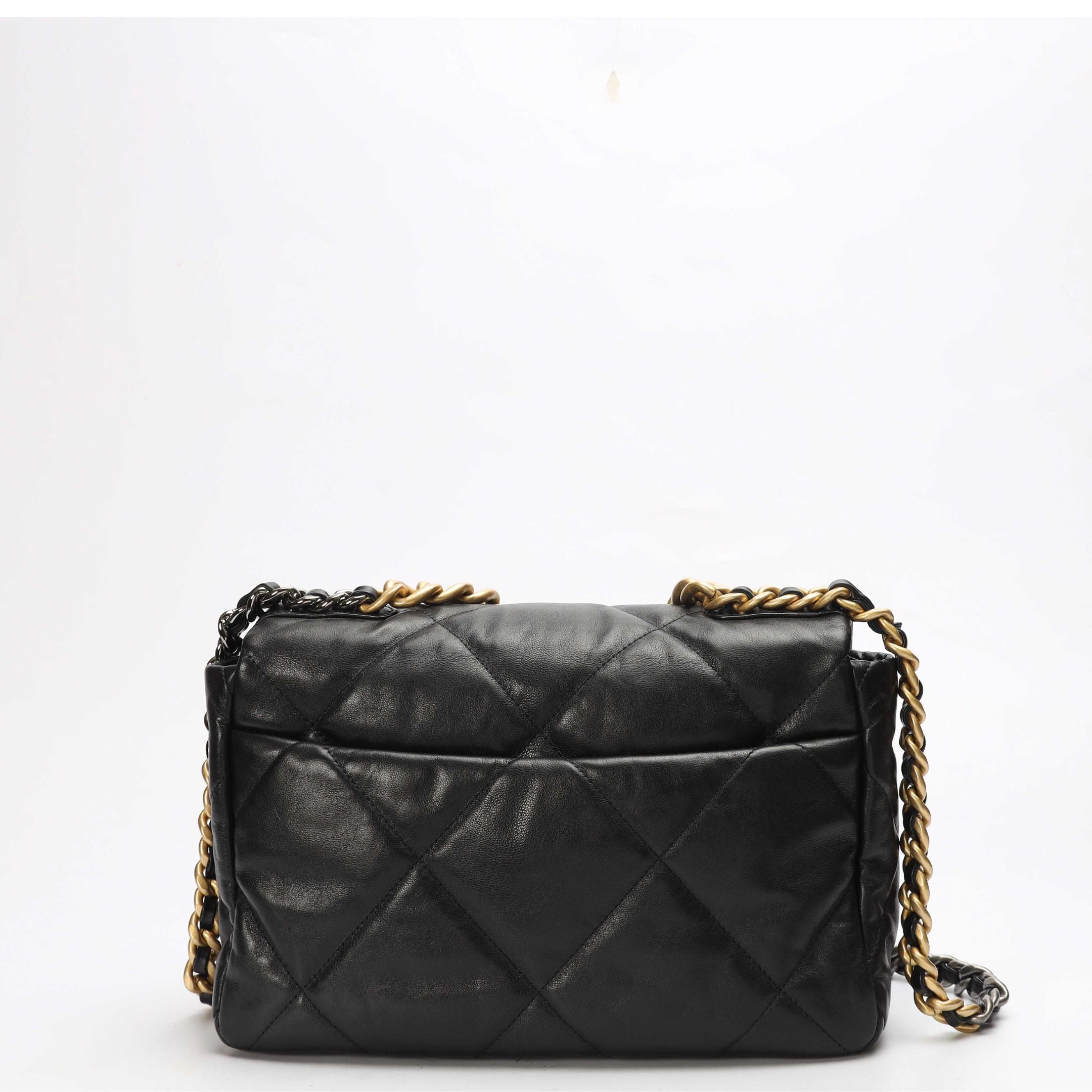 Chanel Lambskin Quilted Flap Black