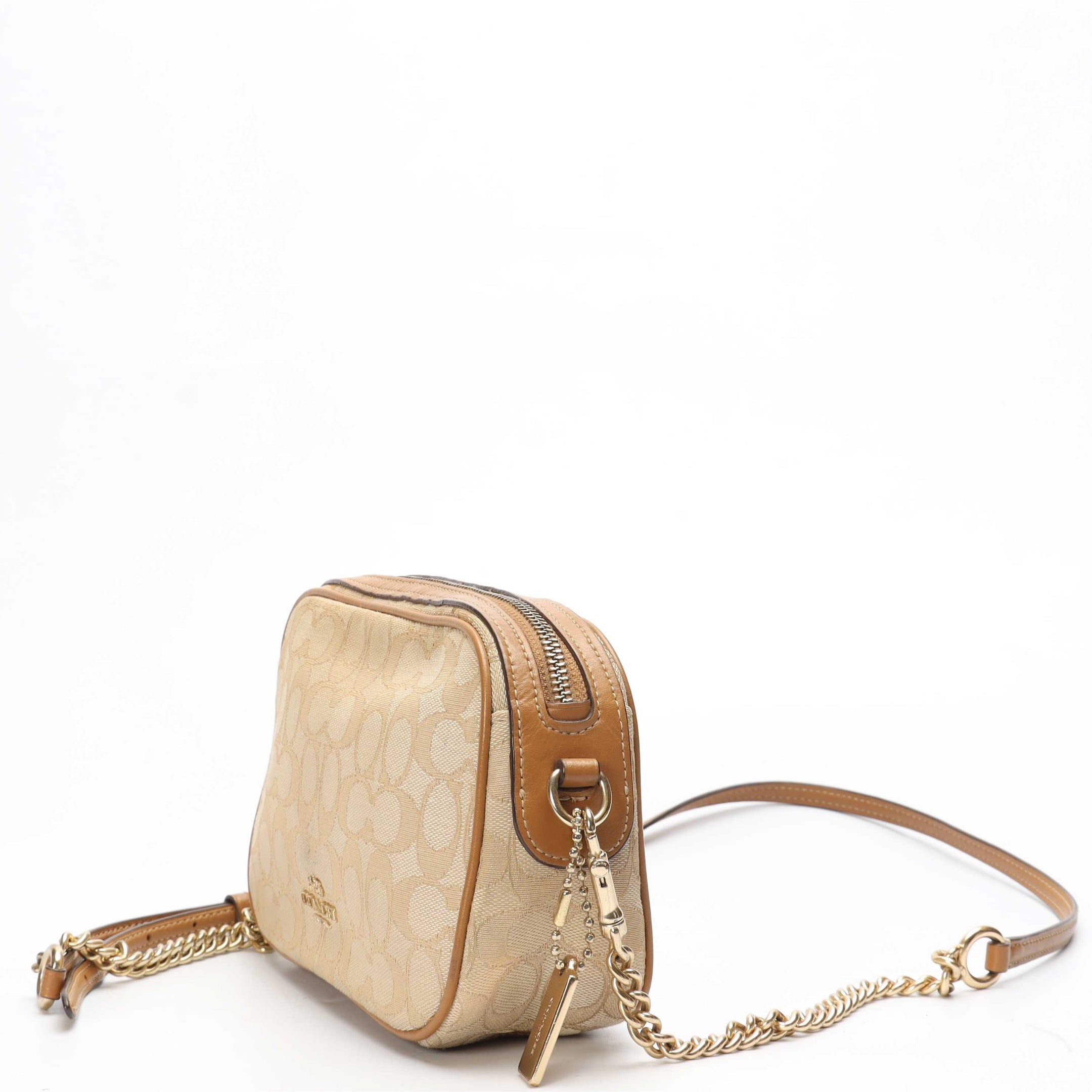 Coach Mini Signature Canvas Camera Bag