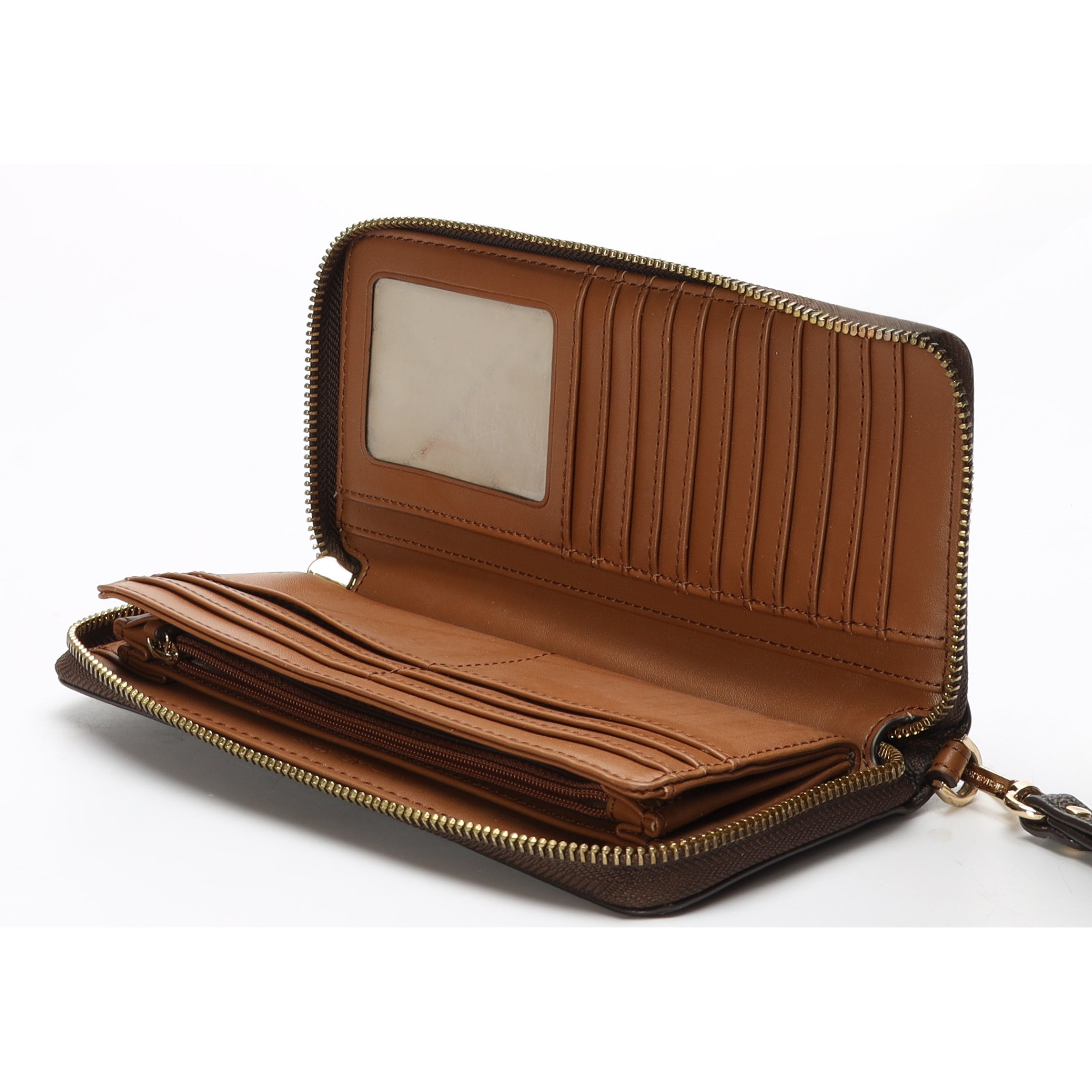 Michael Kors Jet Set Brown Logo Wallet