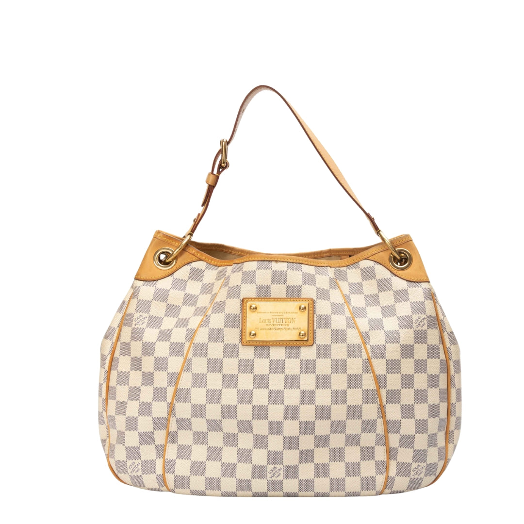 Louis Vuitton White Damier Azur Galliera GM Tote