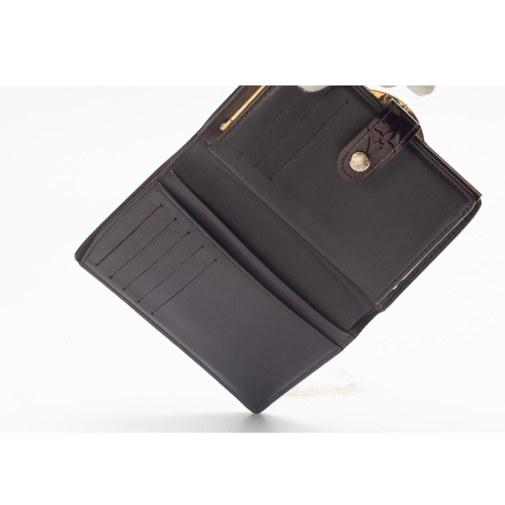 Louis Vuitton Amarante Monogram Vernis French Wallet