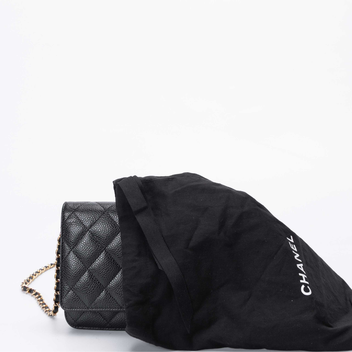 Chanel Black Caviar Crossbody Bag