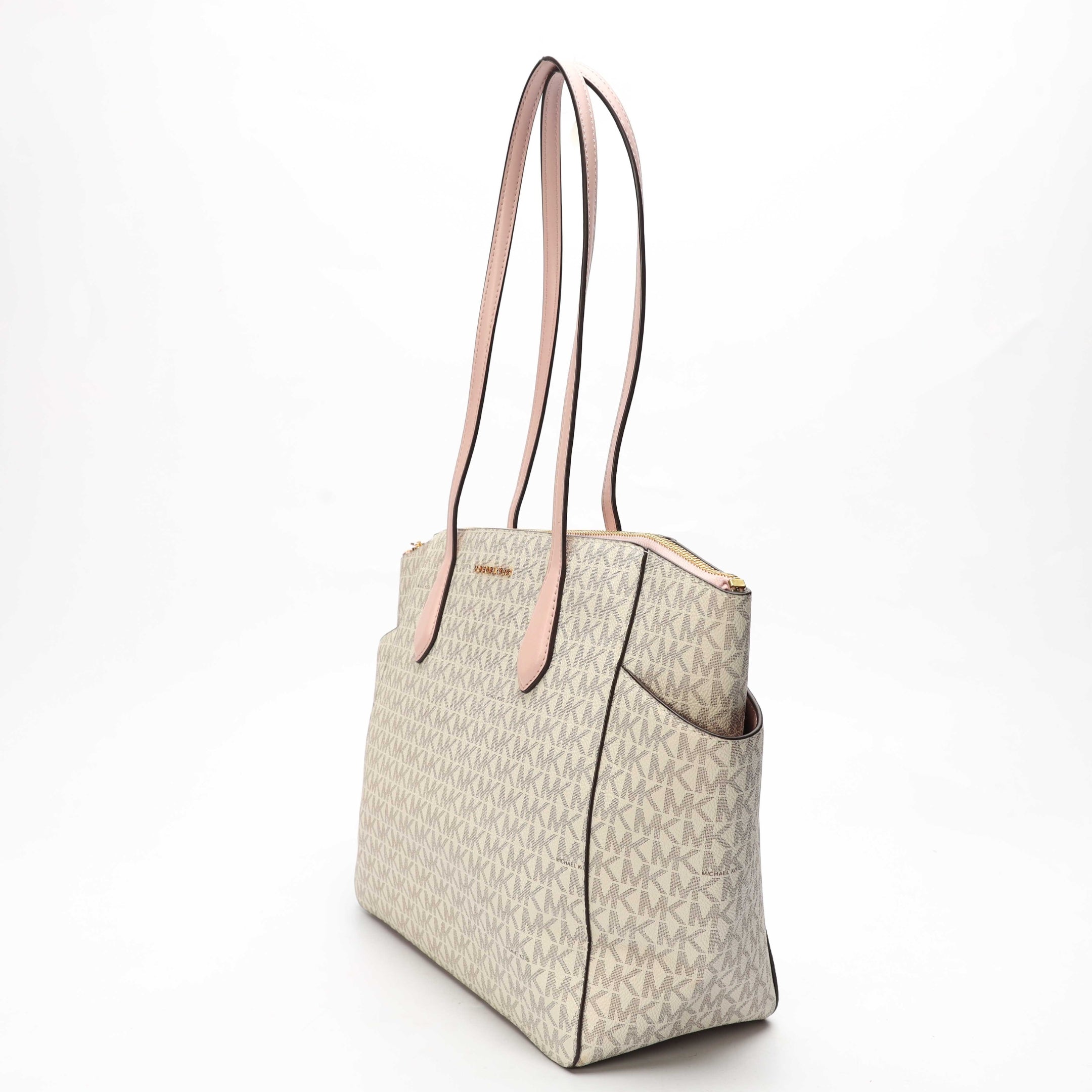 Michael Kors Marilyn Medium Vanilla Logo Tote