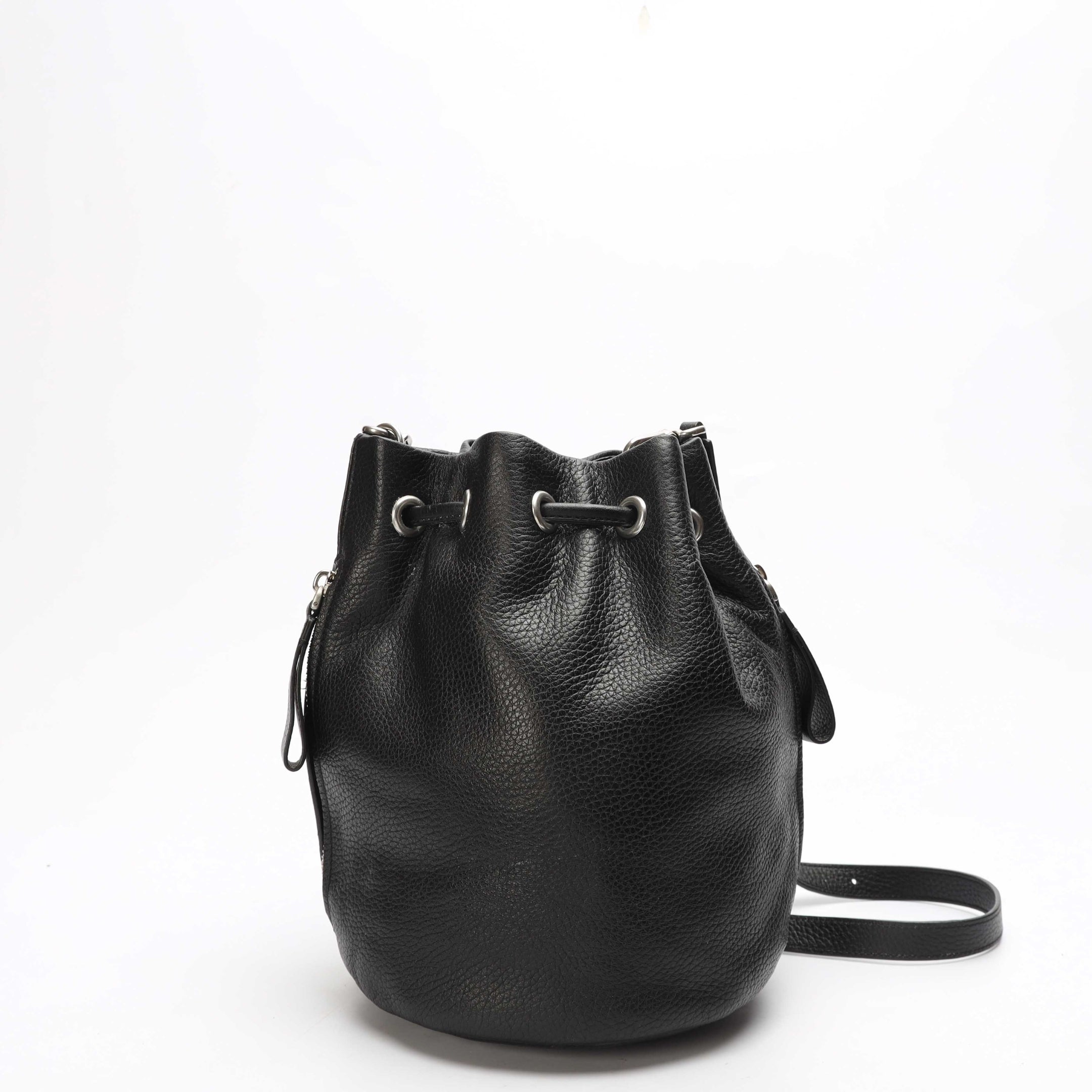 Marc Jacobs Black Studded Bucket Bag