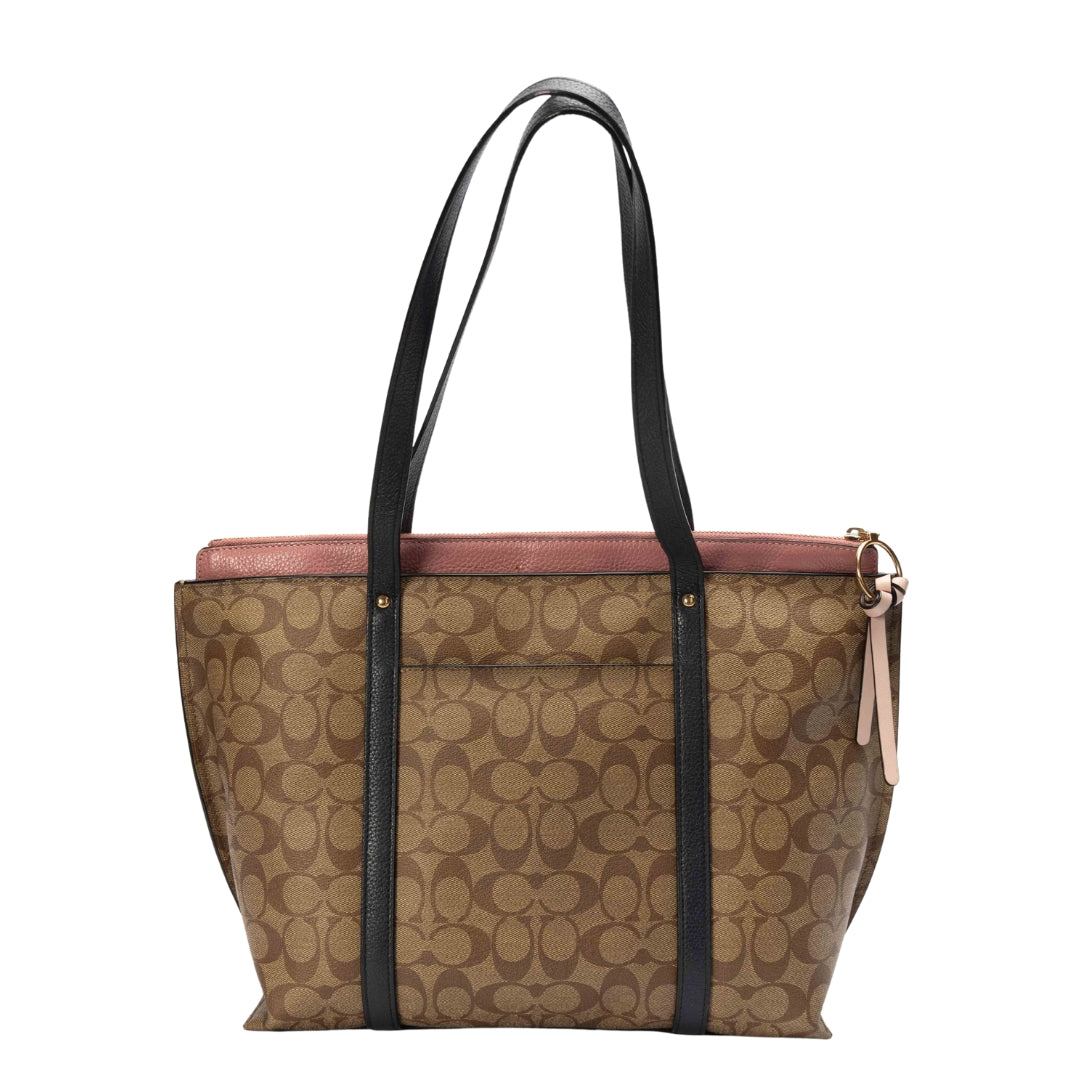 Coach Colorblock Signature Canvas May Tote Bag