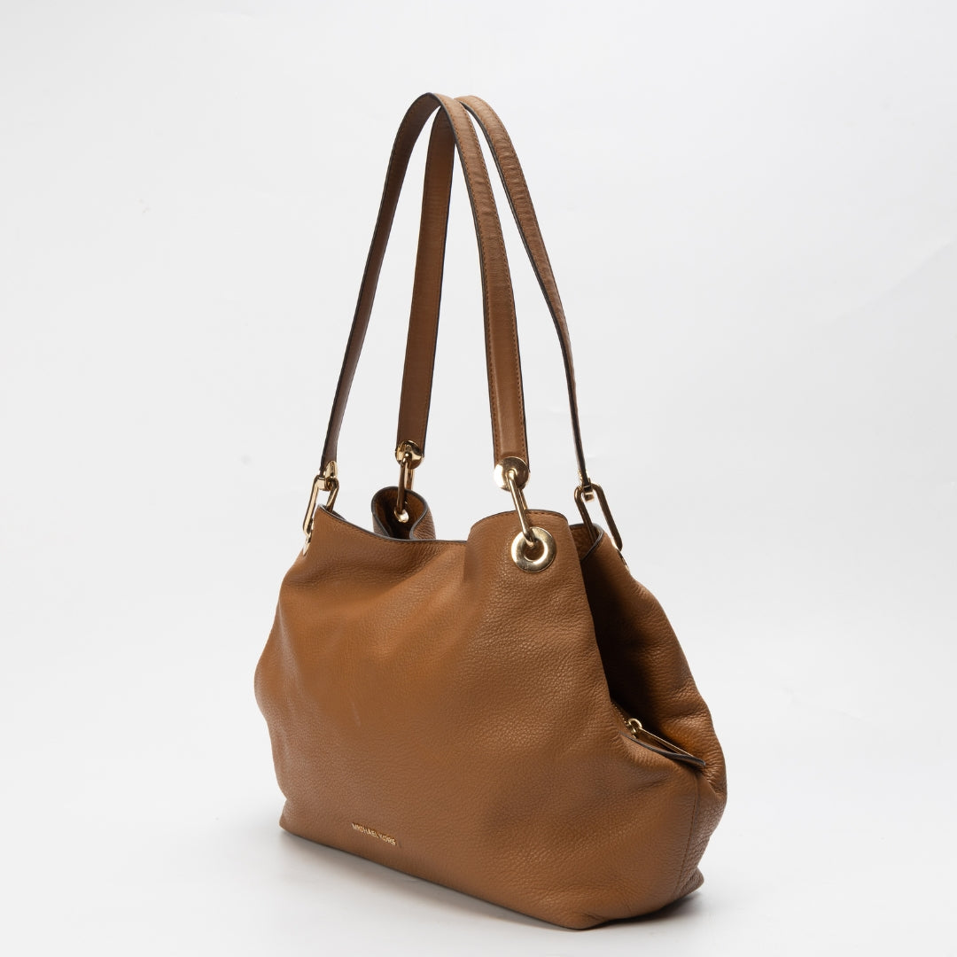Michael Kors Raven Large Leather Shoulder Bag