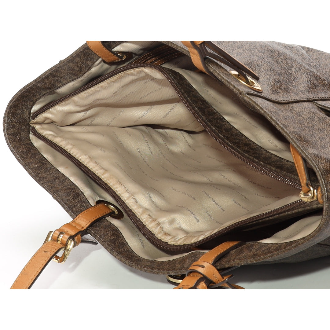 Michael Kors Brown Marilyn Logo Tote