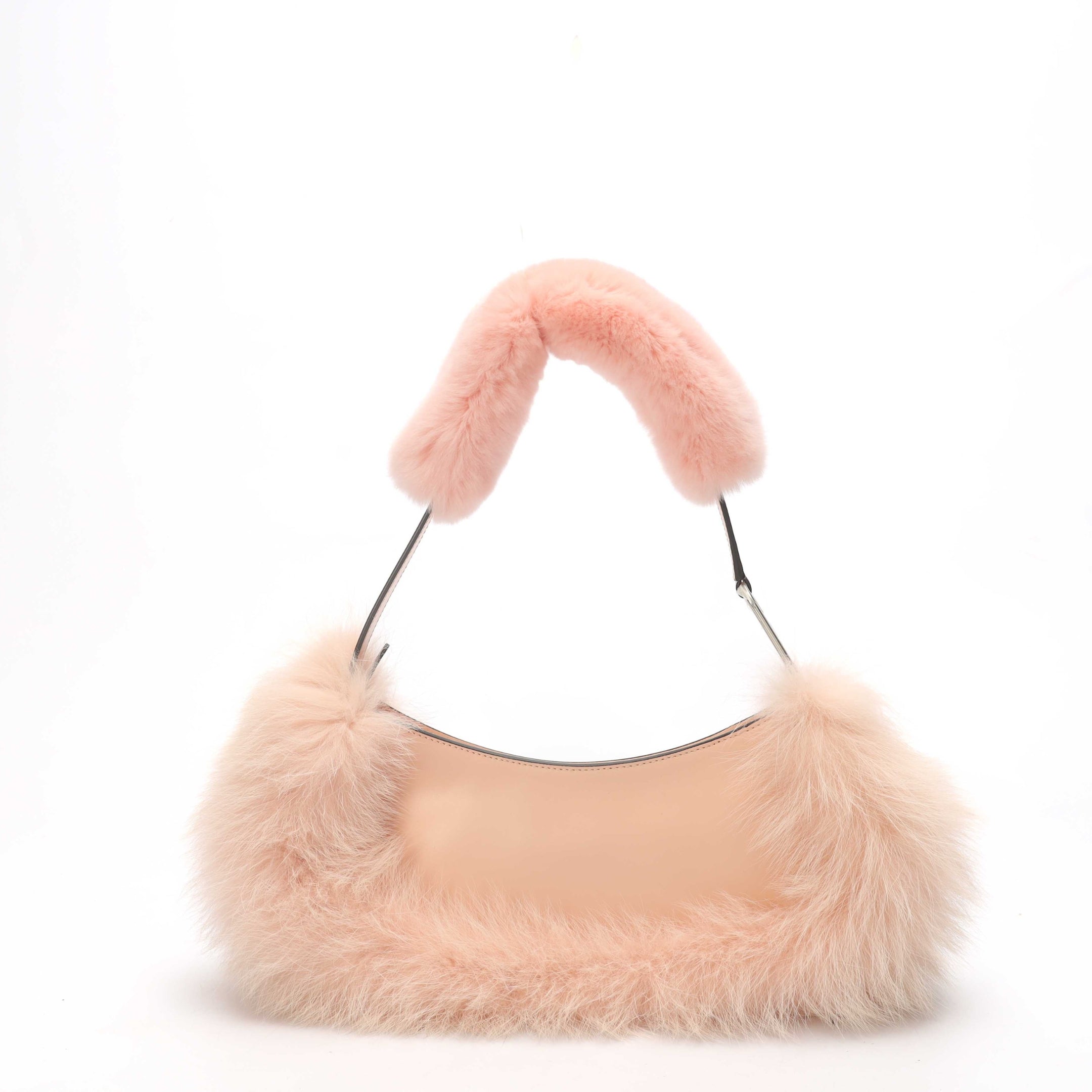Fendi O'Lock Swing Pale Pink Shoulder Bag